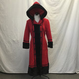 Vintage 1970's Sears Fashions Red Wool Russian Princess Coat
