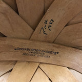 1997 Longaberger Woven Solid Maple Bushel Basket