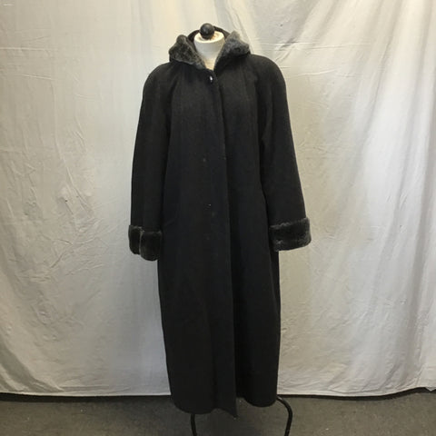 Vintage Alorna Grey Wool Long Coat