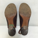 1940's M & K Tokyo Burgundy Alligator Pumps