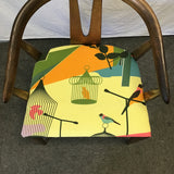 Vintage MCM Blowing Rock Bird Uphosltered Accent Chair