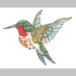 Marika Chew "Ruby-throated Hummingbird" 9x12 Signed Art Print