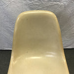 Vintage MCM Herman Miller Yellow Fiberglass Bucket Accent Chair