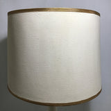 Vintage MC White Ceramic Table Lamp