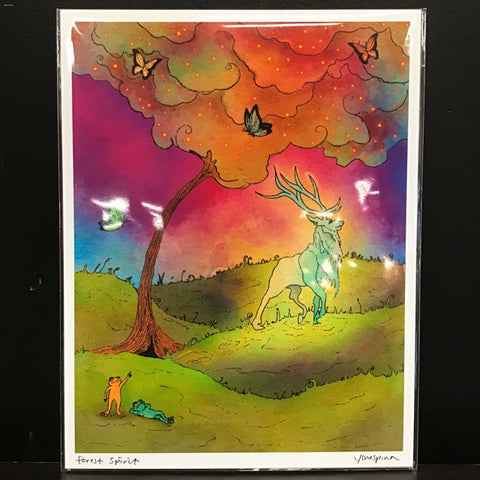 Yen Ospina "Forest Spirit" 8.5x11 Signed Art Print