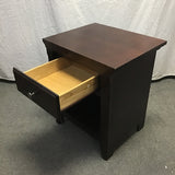 Modern Craftsman Walnut Veneer 2-Tier Night Stand