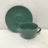 Arabia of Finland GreenCeramic Mug & Saucer