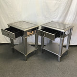 Pair of Discontinued Pier 1 "Hayworth" Mirrored Nightstands