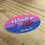 Mimi's Attic 80s Arcade Bi Pride Sticker