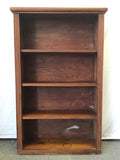 Vintage Dark-Stained Solid Cedar 5-Tier Shelf