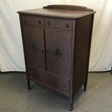 Vintage Mahogany Veneer 6-Drawer Chest of Drawers