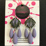 BlueBassoon Lavender & Thyme Dangle Earrings