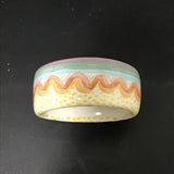 Retired Mackenzie-Childs "Brittany" Ceramic Napkin Ring
