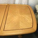 6pc Vintage Solid & Oak Veneer Dining Set