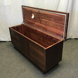 Vintage Craftsman Lane Walnut Veneer Cedar Chest