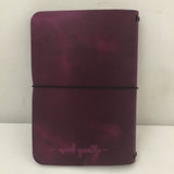 Made Quietly Debossed Pink Leather Journal