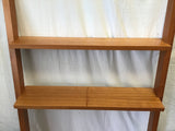 Contemporary Century House "Linden" Cherry 3-Tier Leaning Ladder Desk