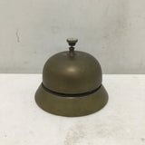 Vintage Solid Brass Wind-Up Rotary Reception/Call