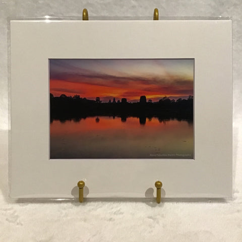 Alexa PM Photography Angkor Wat Sunrise, Cambodia 8x10 Matted Photo Print