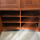Vintage Mission Ethan Allen Solid Cherry Entertainment Cabinet