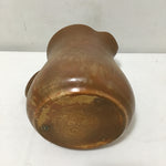 Vintage Brown Ceramic Pitcher