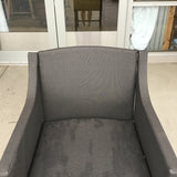 3pc Modern Black Metal Glass-Top Counter-Height Patio Set