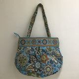Retired Vera Bradley "Mod Bali Blue" Shoulder Bag