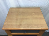 Modern Blue & Faux-Cherry Laminate 6-Drawer Lingerie Chest