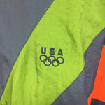 2pc Vintage JCPenny Blue Olympics Track Suit