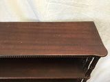 Vintage 5-Tier Mahogany Veneer Shelf