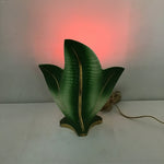 Vintage Art Nouveau Ceramic Fern TV Lamp