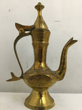 6pc Vintage Solid Brass Miniature Turkish Coffee Set