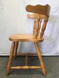 Vintage Craftsman Solid Cherry Kneehole Desk & Chair Set