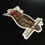 Cruz Illustrations "Grumpy Owl" Sticker