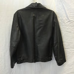 Banana Republic Black Leather Coat