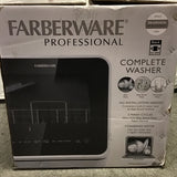 White Farberware Professional Portable Countertop Dishwasher