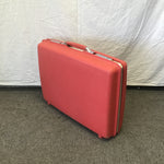 Vintage Samsonite Red Plastic Suitcase