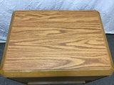 Vintage Thomasville Oak Veneer 2-Tier Night Stand