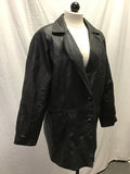 Vintage Chadwick's Black Leather Coat