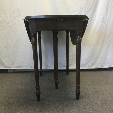 Vintage Solid Cherry Drop-Leaf Dining Table