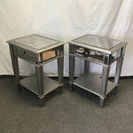 Pair of Discontinued Pier 1 "Hayworth" Mirrored Nightstands