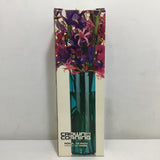 Vintage New In Box! Crown Corning Green Glass Vase