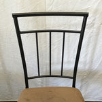 Set of 4 Modern Dorel Asia Black Metal Dining Chairs