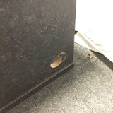 Modern Grey Laminate Wall-Mounted Floating Side Table