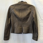 Nicola Berti Brown Leather Jacket