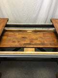 7pc Modern Craftsman Solid Tropical Wood Counter-Height Dining Set