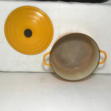 Le Creuset Yellow Enameled Cast Iron 5.5Qt Dutch Oven