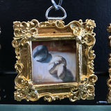 Lambs Wing Gold-Framed Art Print Keychain