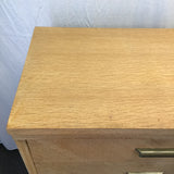 Vintage 1950 MC Huntington Furn. Oak 5-Drawer Chest of Drawers