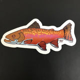 Rachel Feirman Brook Trout Sticker